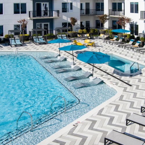Take a splash at our pool