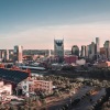 Aerial view of the downtown area